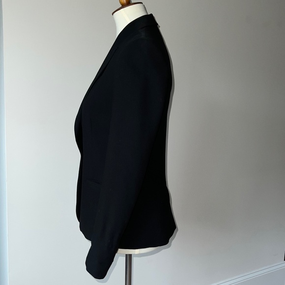 French Connection Classic Black One-Button Suiting Blazer/Jacket Size 2 - Picture 4 of 14